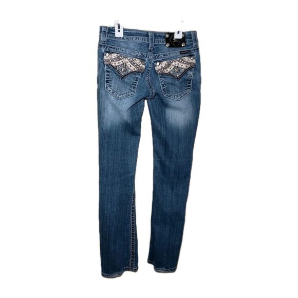 Miss Me Women's Bootcut Denim Jeans Size 27 JP5705B Embellished color MK 158 - Picture 10 of 16